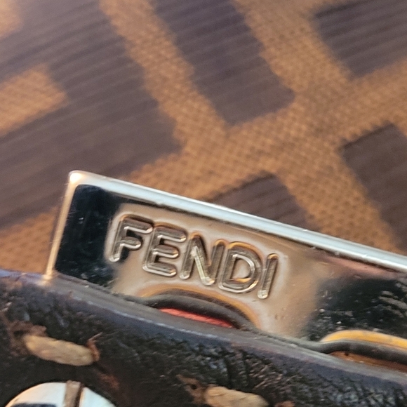 Fendi Mamma BAGUETTE MONOGRAM NYLON BAG - Picture 9 of 17